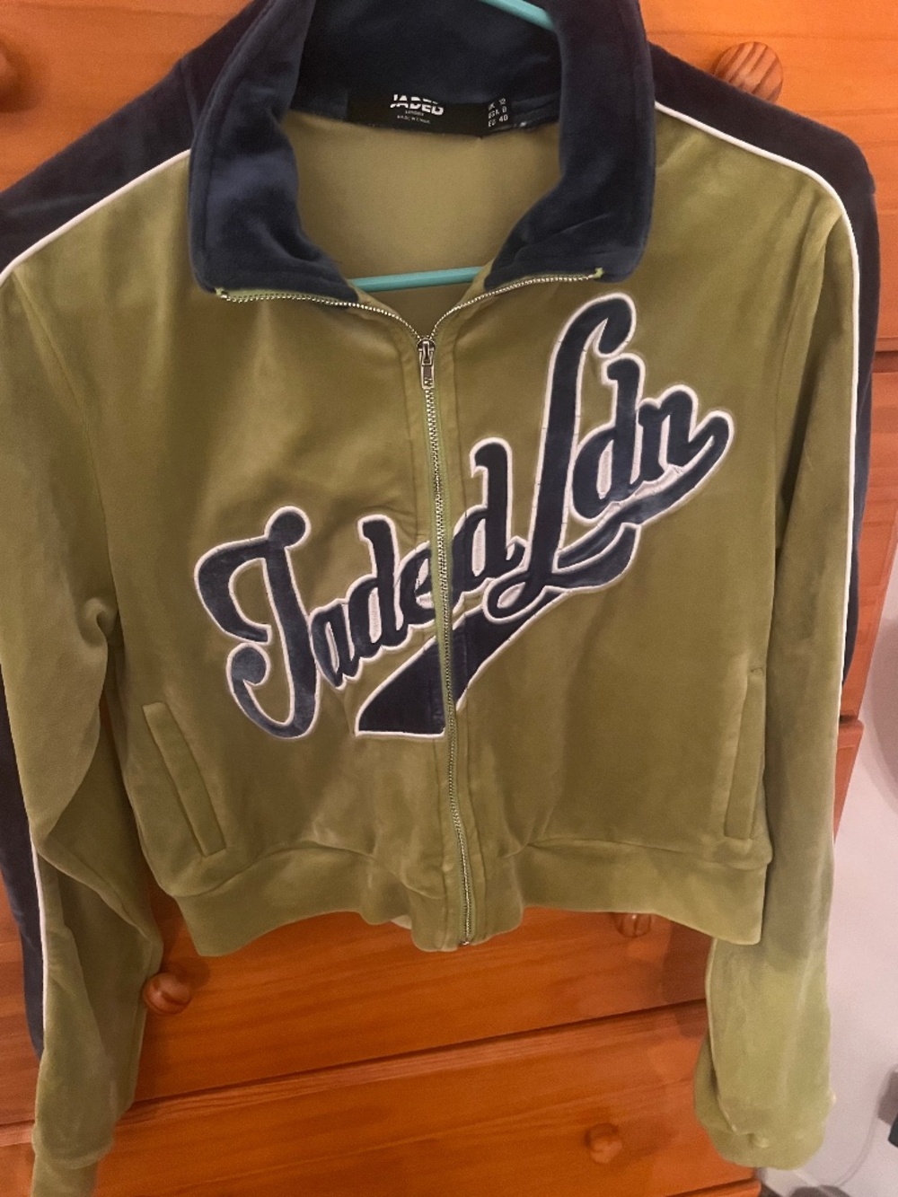 Velour tracksuit set